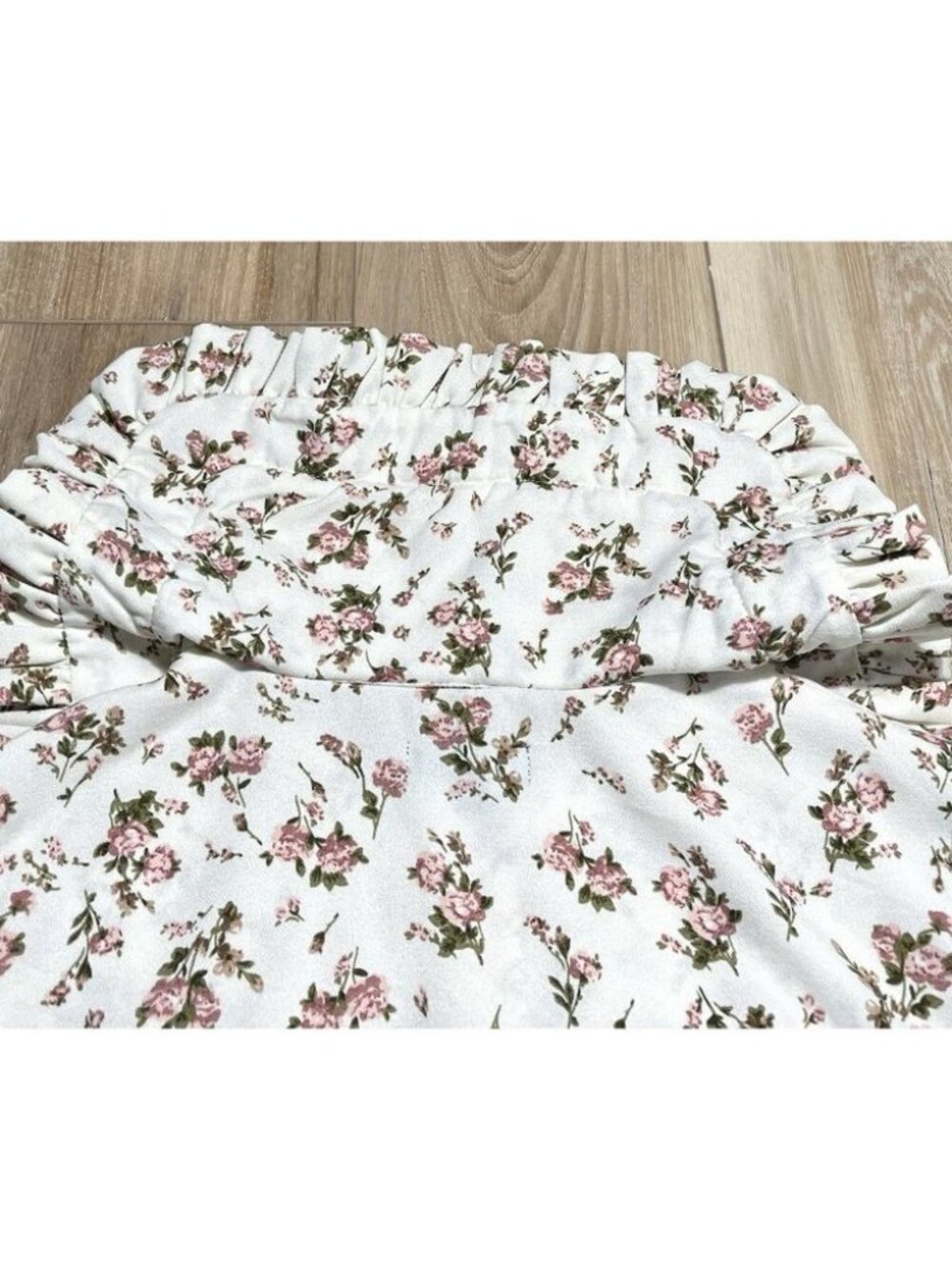 Sister Jane Button Floral Print Peter Pan Collar Blouse Top - Women Size Small - Picture 15 of 16